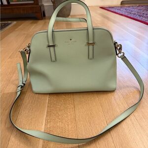 kate spade Sage Green Leather Satchel